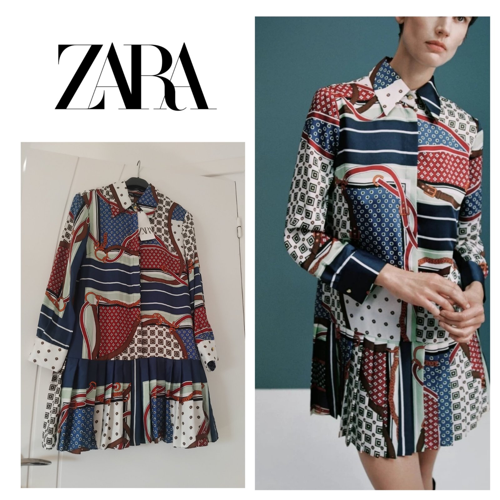 Robe chemise zara 