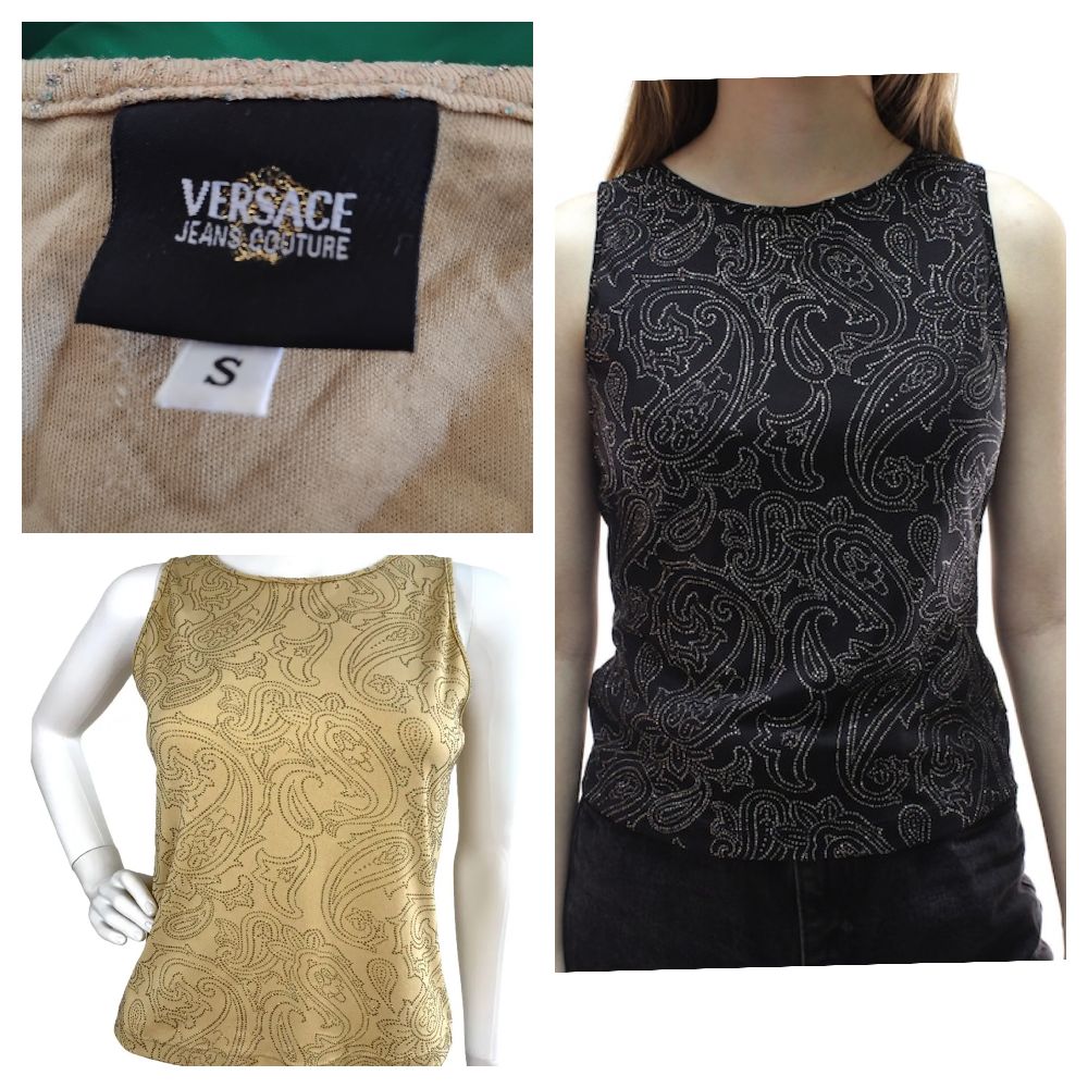 Top versace authentique 