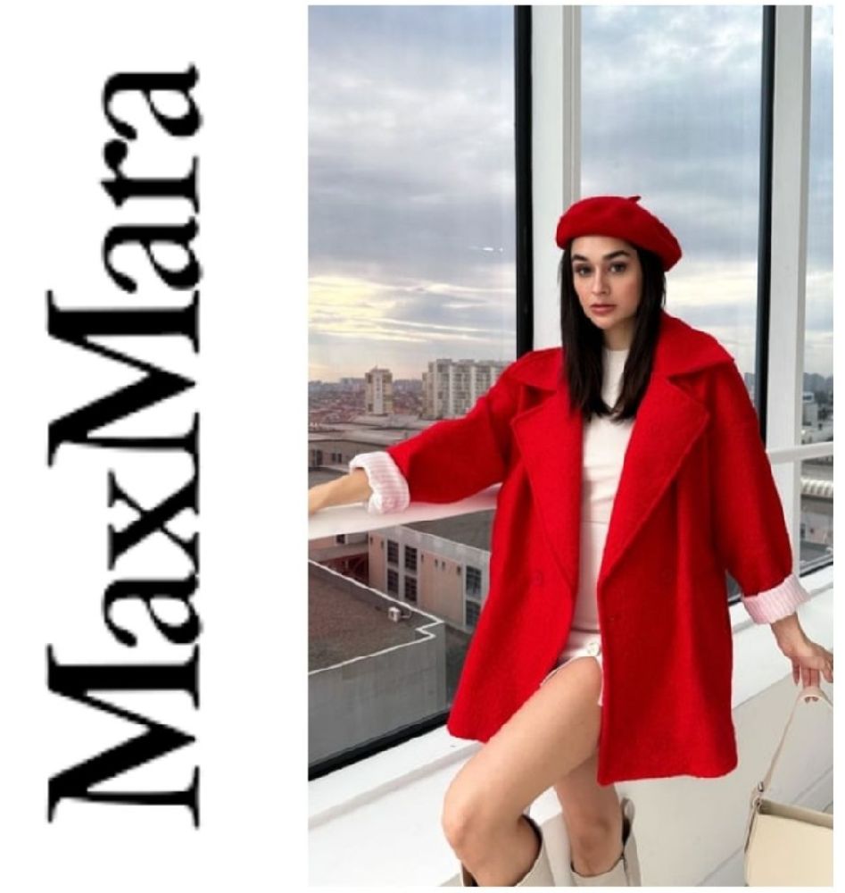 Manteau maxmara 💯 en lin oversaiz 