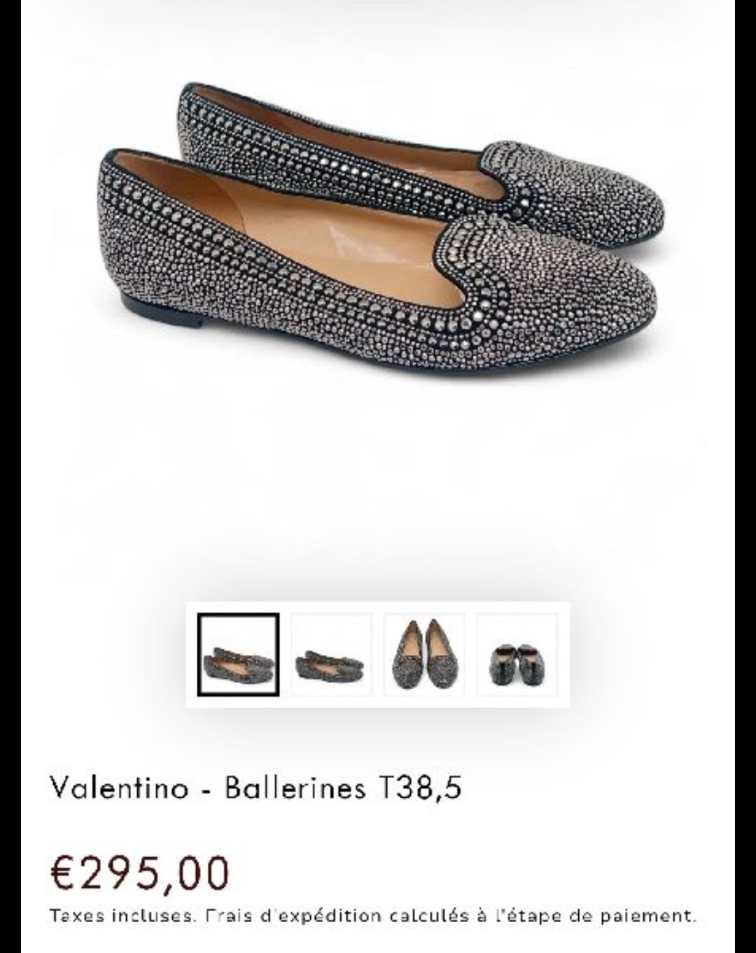 Ballerine valentino gravani authentique 