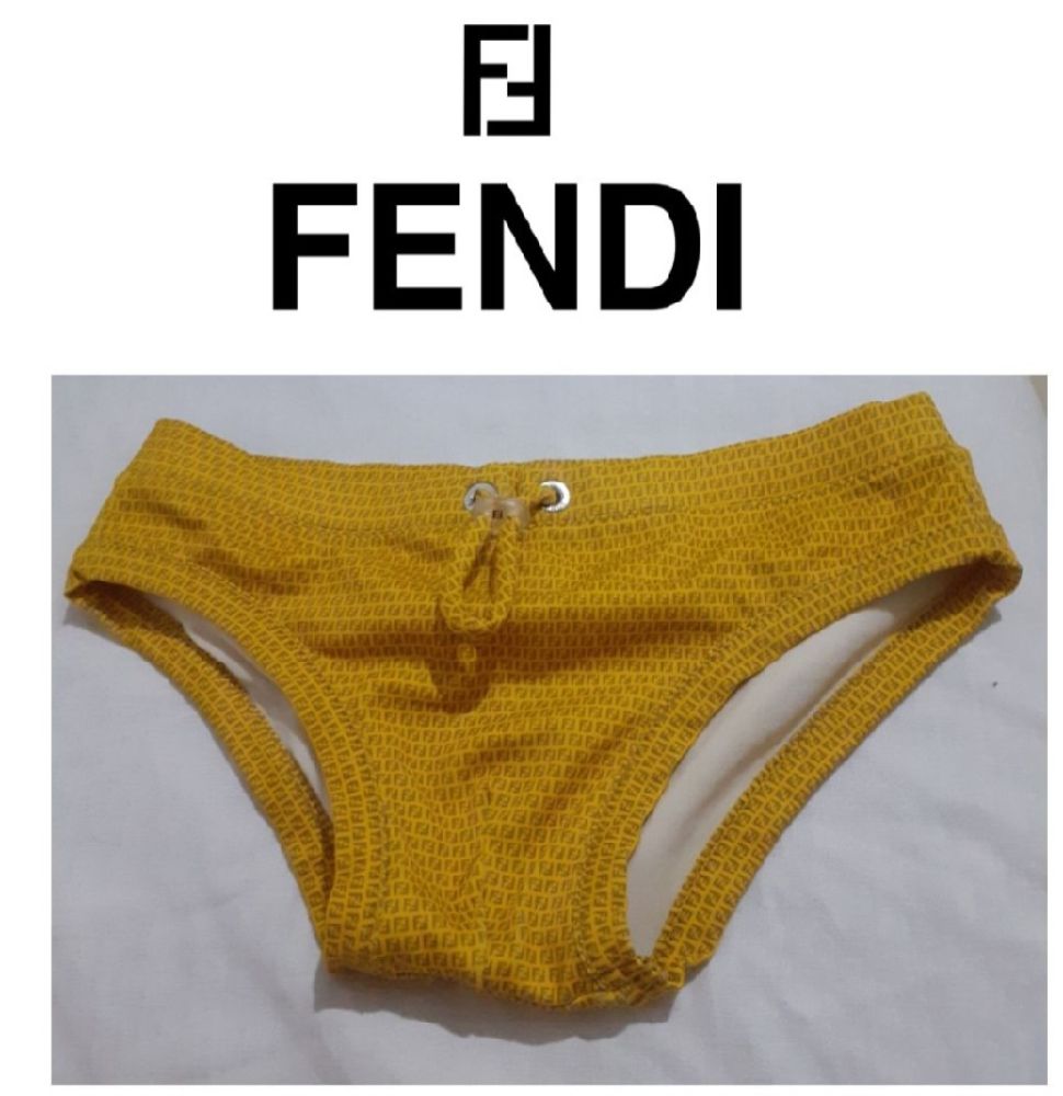 Maillot de bain fendi monogramme pour garçon 6 ans