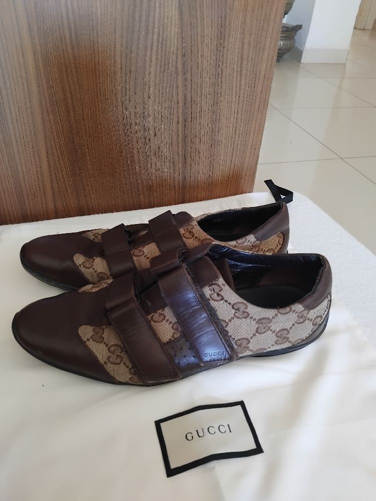 Baskets gucci authentique monogramme 