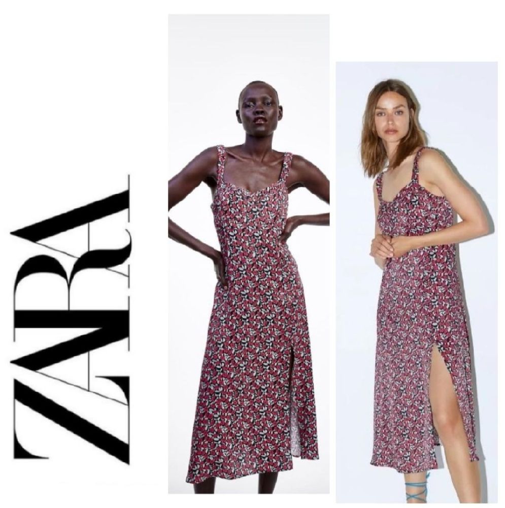 Robe zara florale 