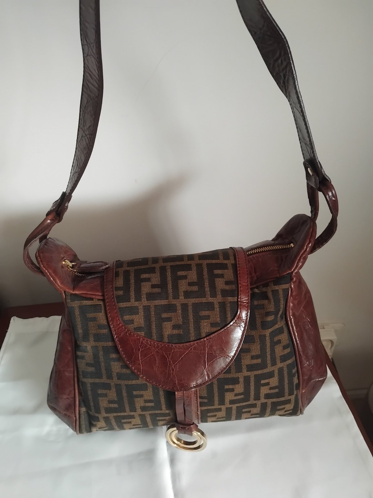 Sac fendi monogramme vintage 
