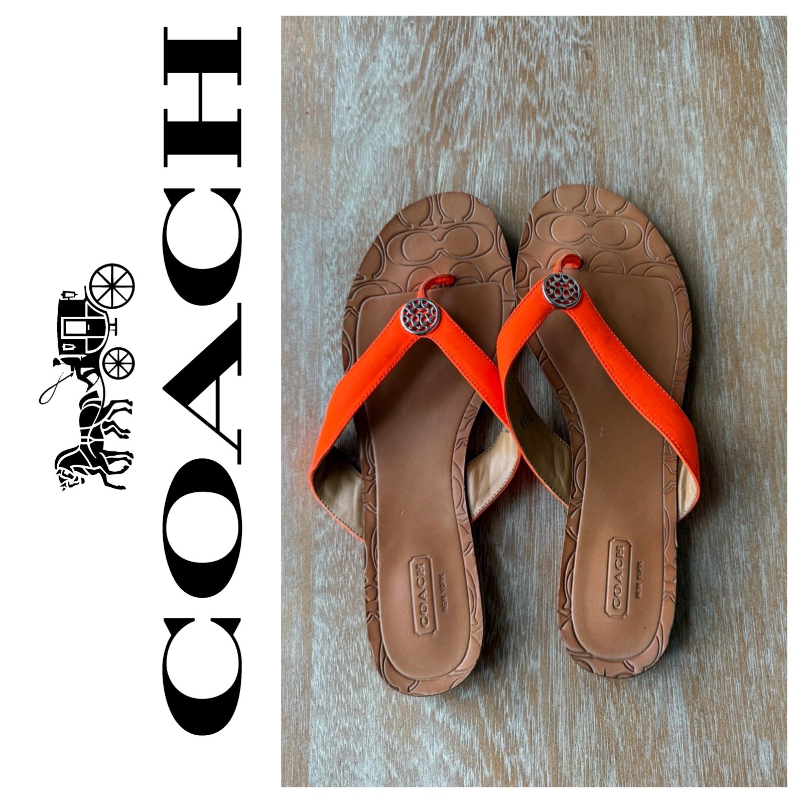 Flip-flop coach authentique 