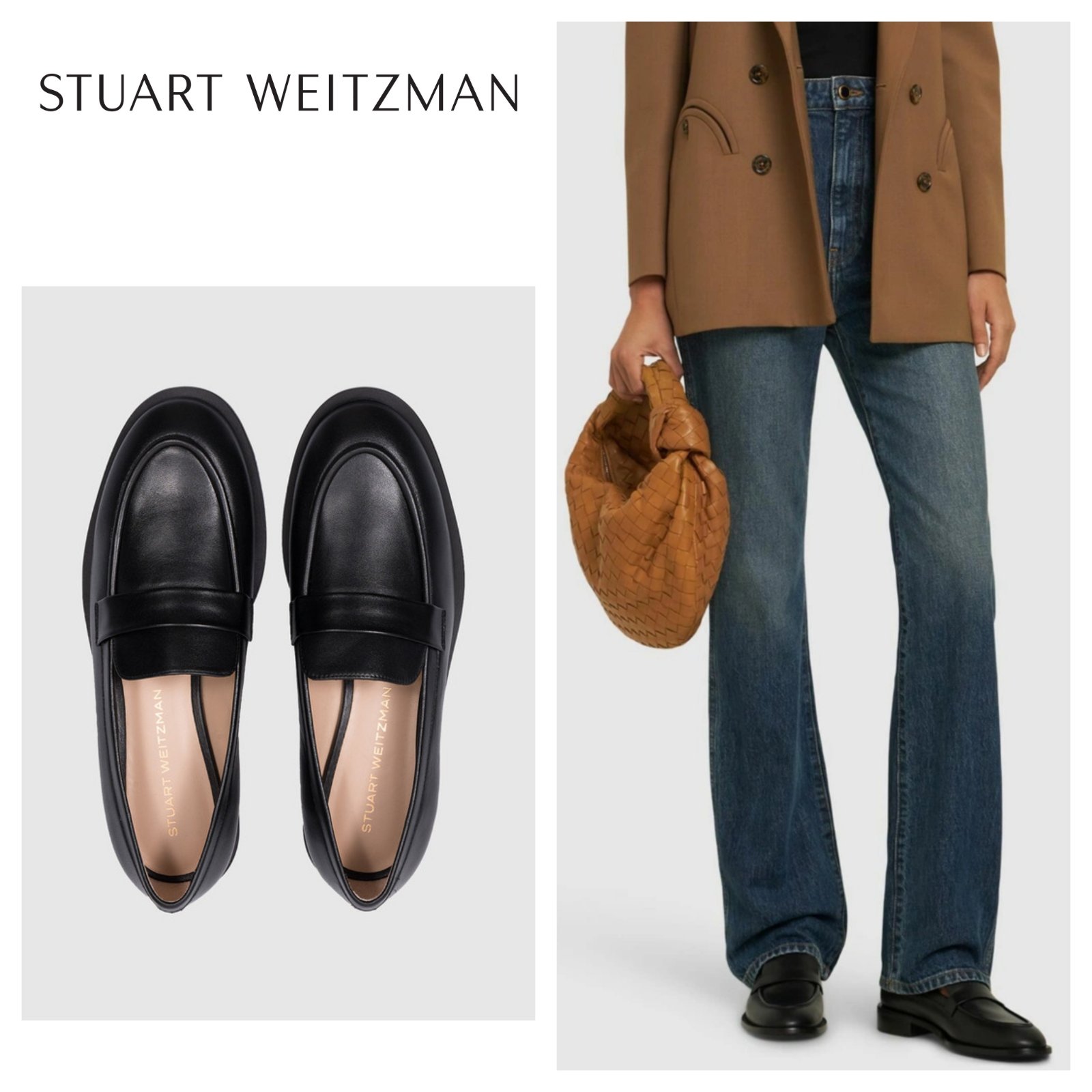 Mocassin stuart weitzman neuf 
