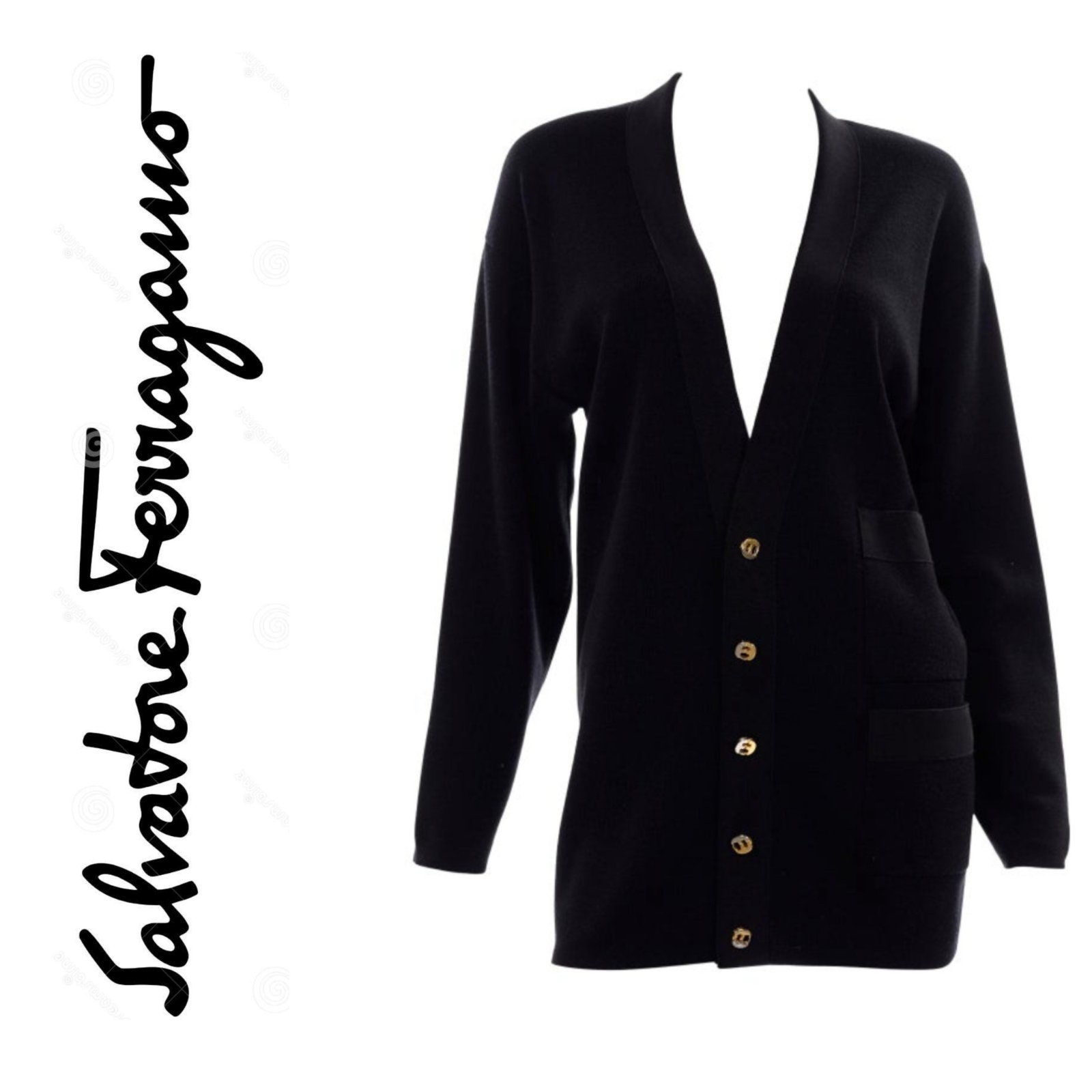 Cardigane salvatore ferragamo authentique 
