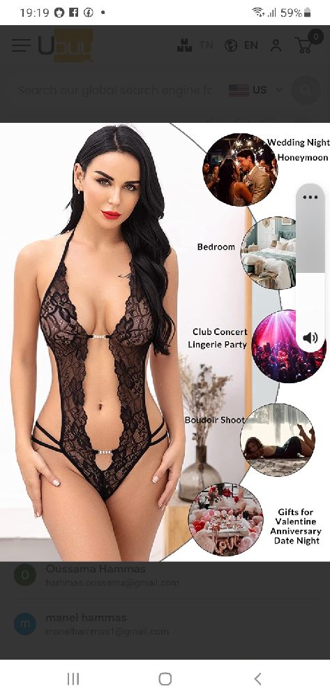 body dentelle sexy