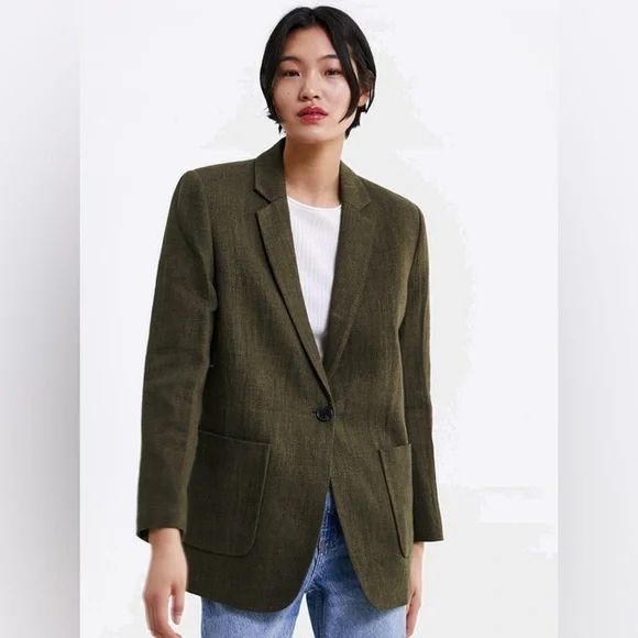 Veste blazer zara oversaiz 