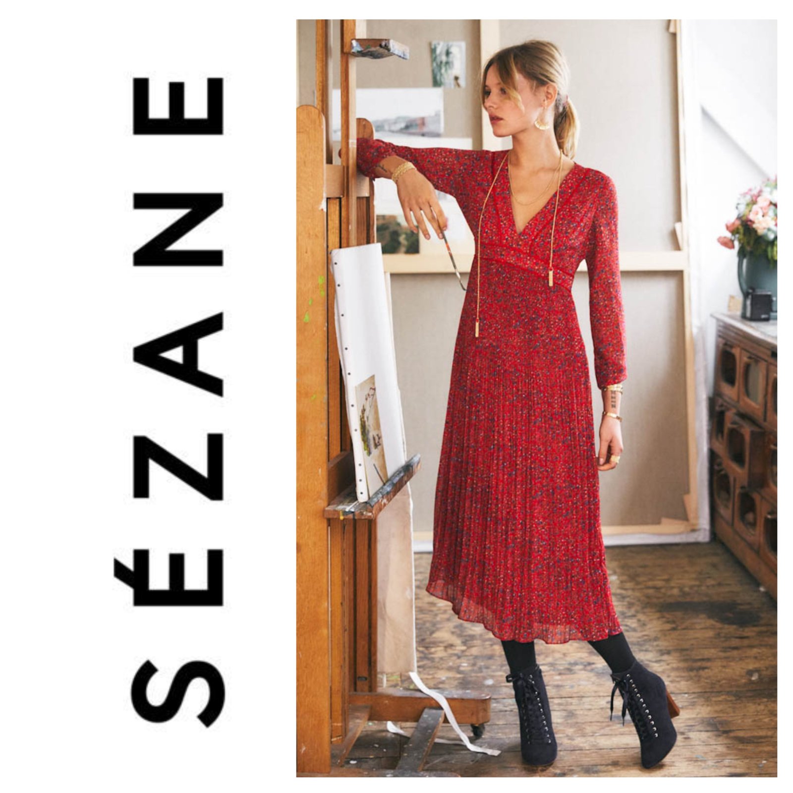 Robe sézane authentique 