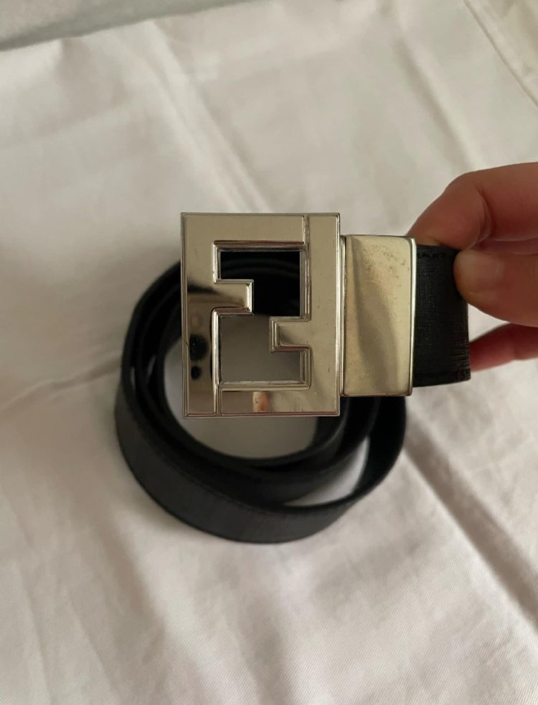 Ceinture Fendi monogramme authentique 