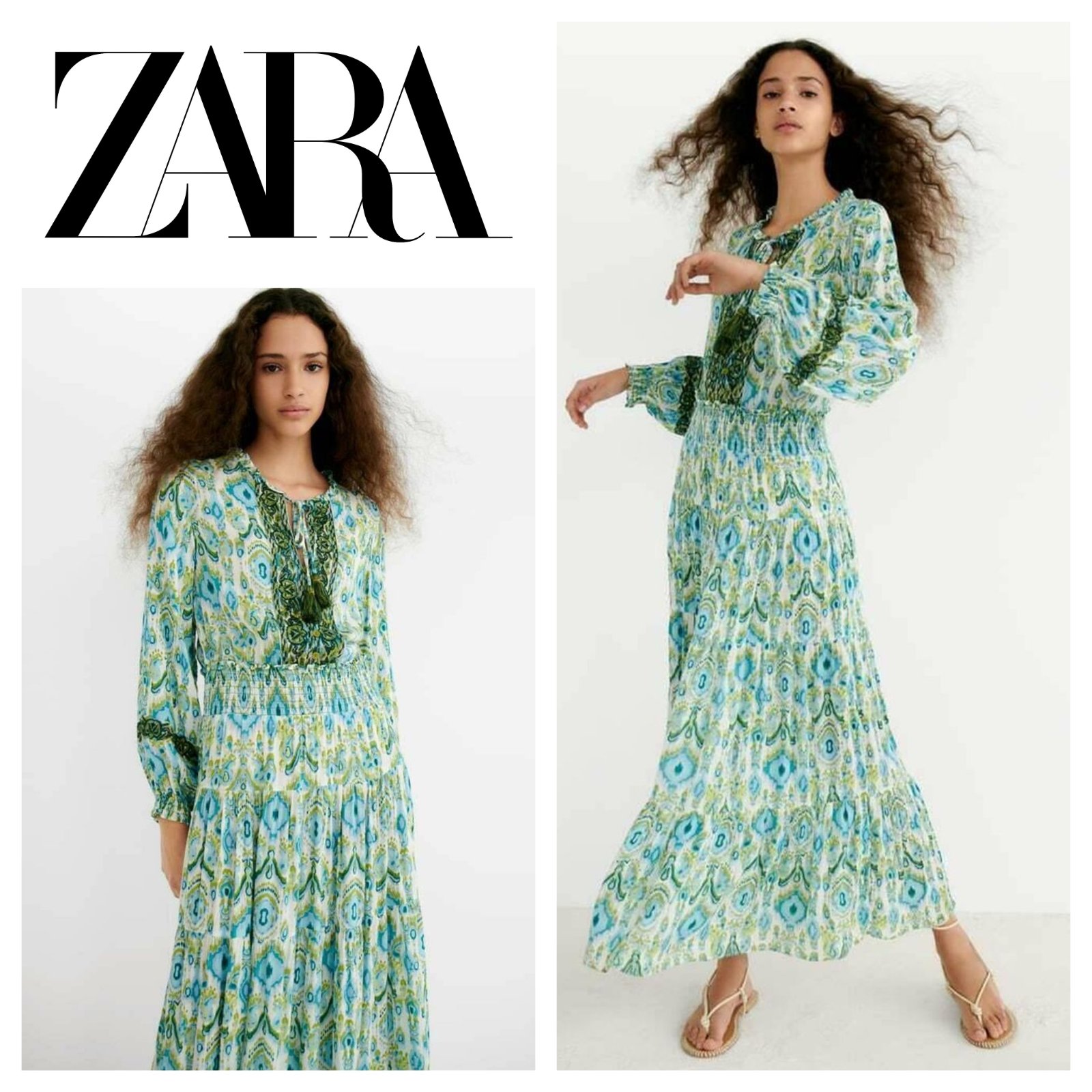 Robe zara maxi 