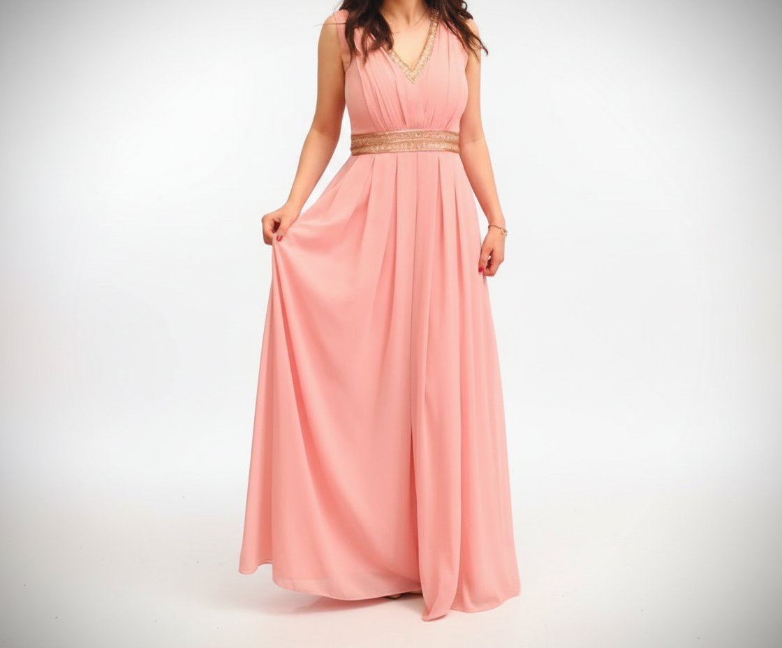 Robe rose bébé trés chic 