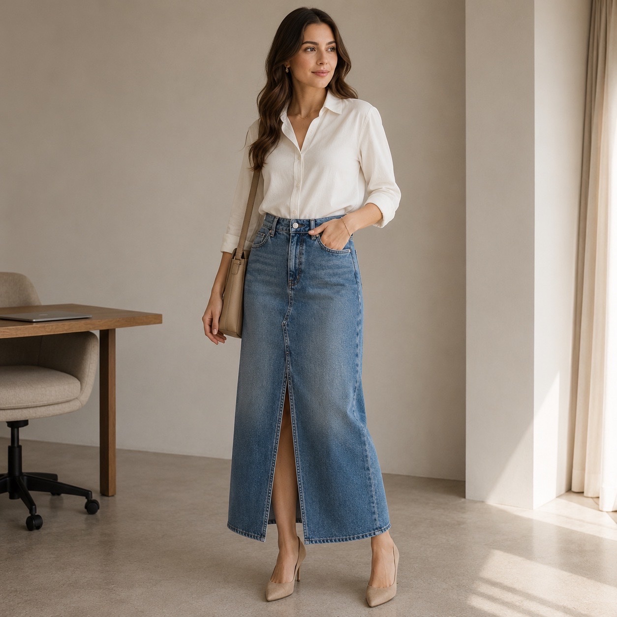 Jupe en denim