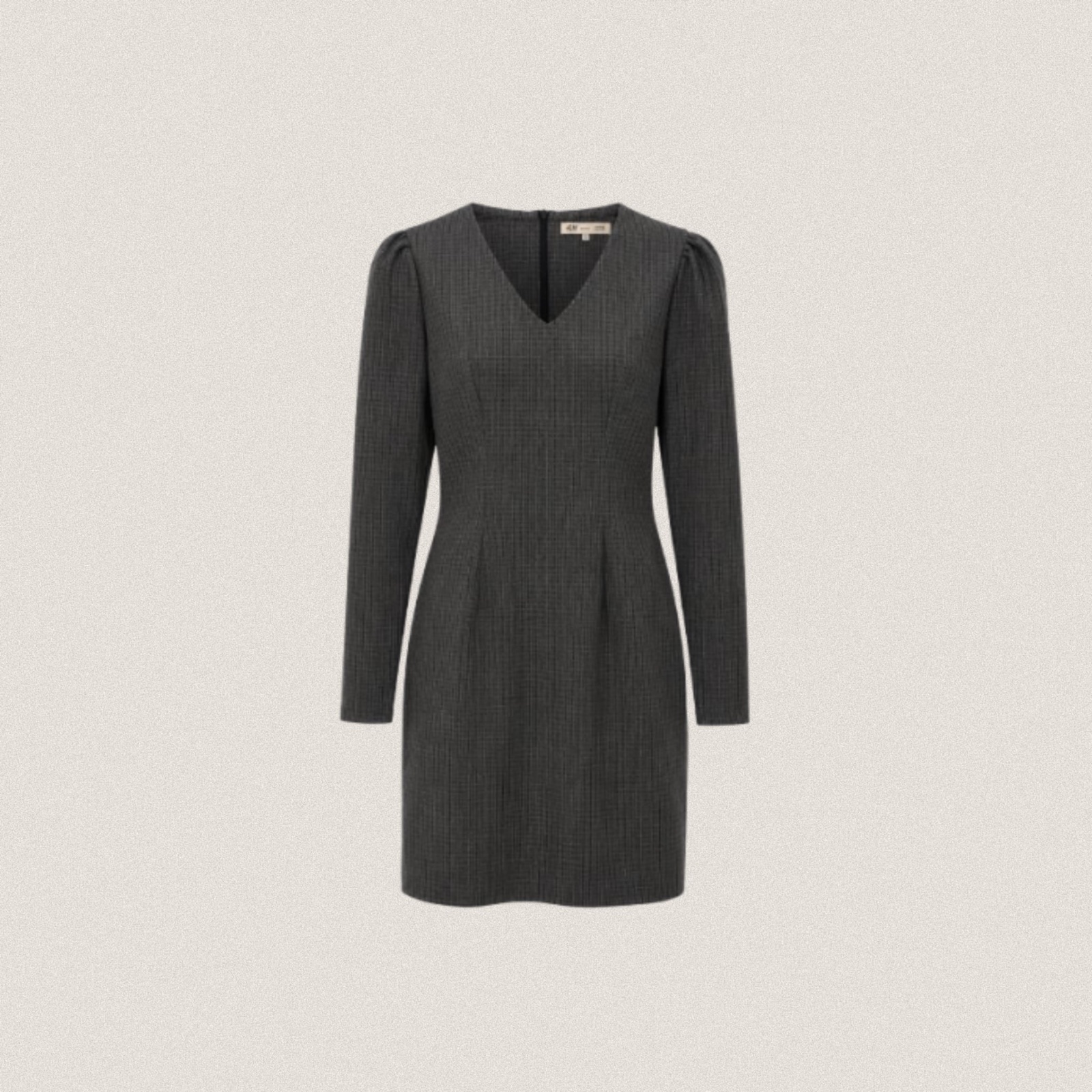 Robe Gris Charbonneux 