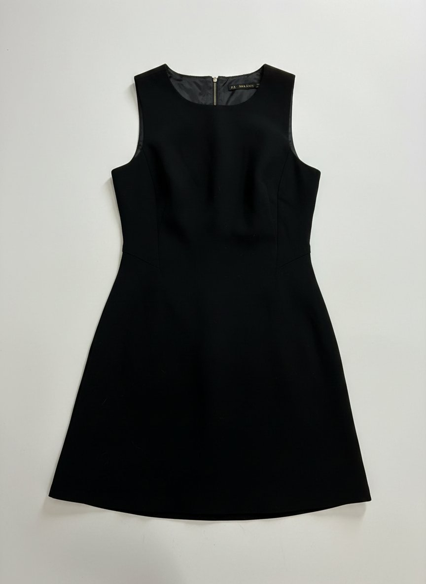 Robe noir zara basic