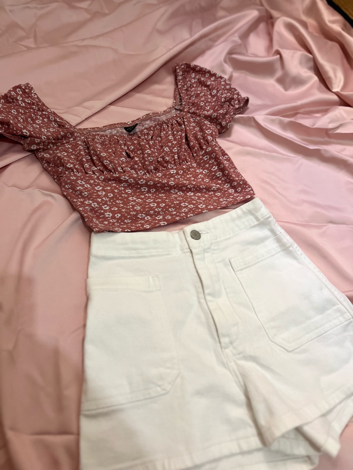 Crop top et short