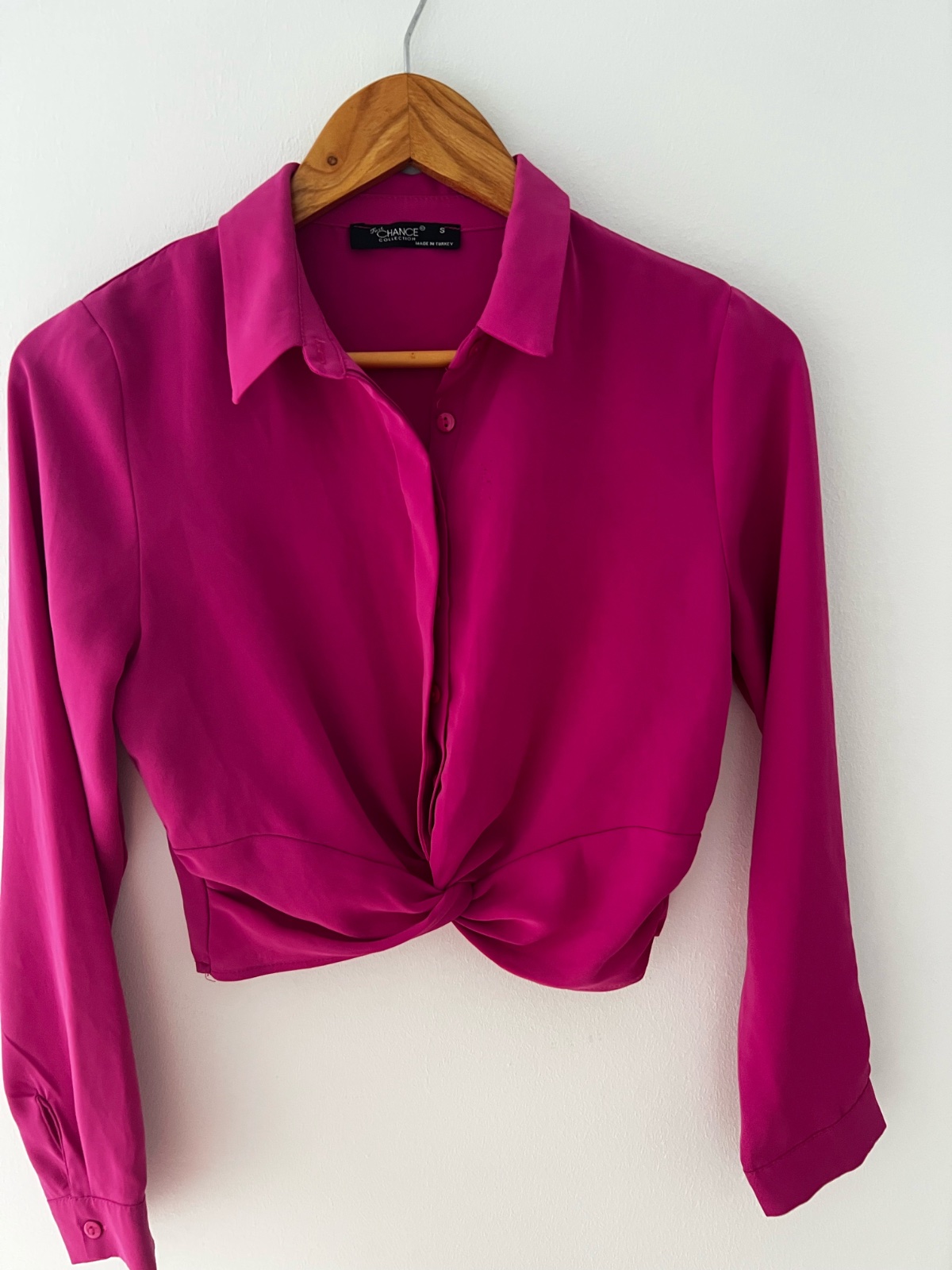 Chemise rose fuchia