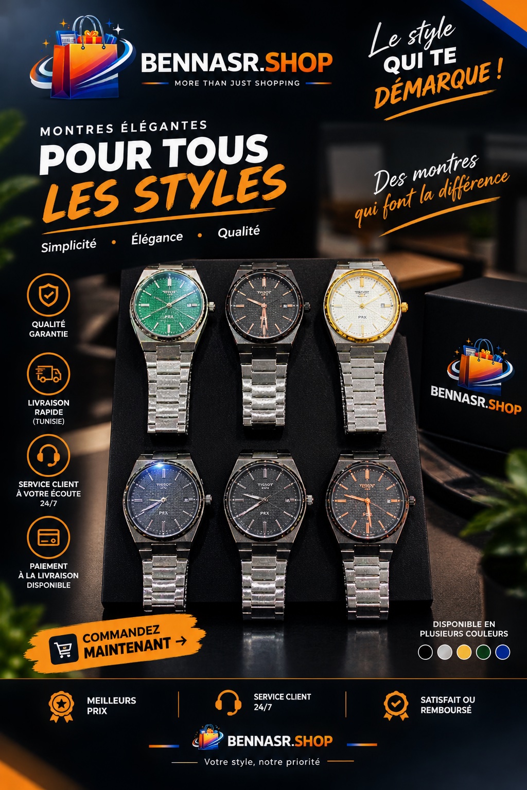 Montre tissot haute qualité❤️‍🔥❤️‍🔥