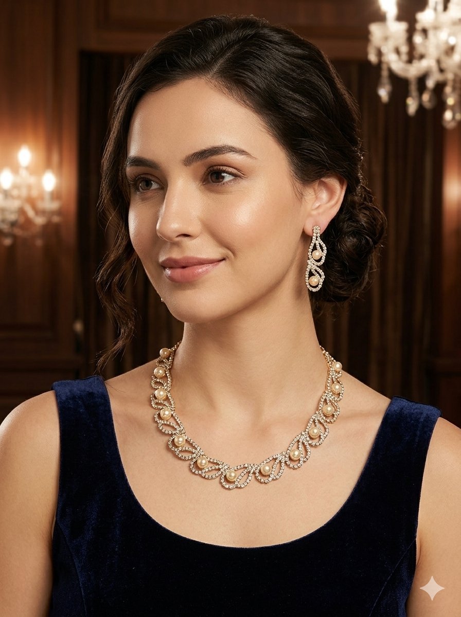 Parure strass 