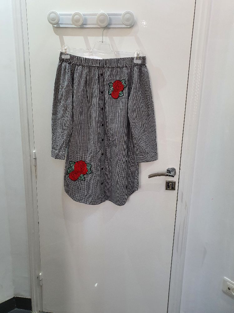 Chemise à carreaux 100% coton 
