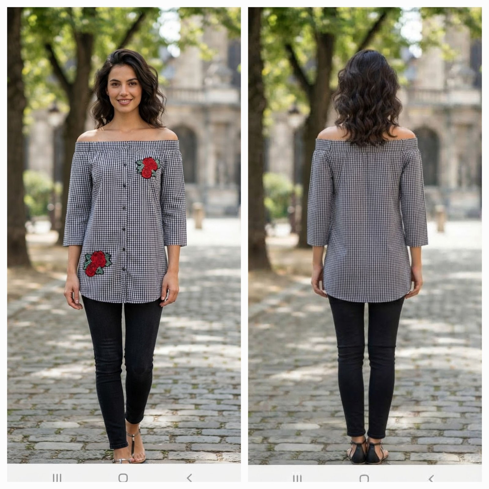Chemise à carreaux 
