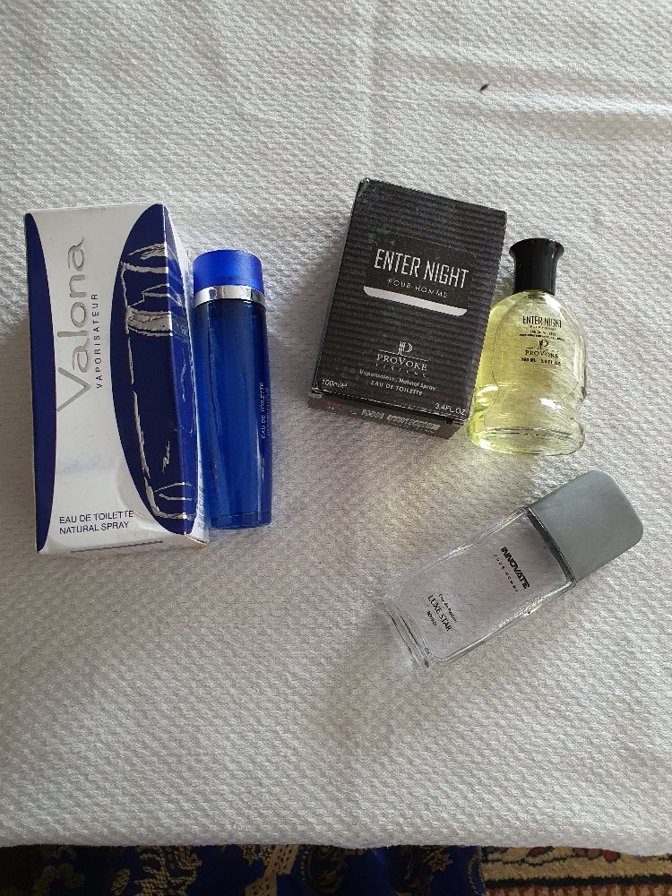 lot de 3 eaux de toilettes non authentiques 