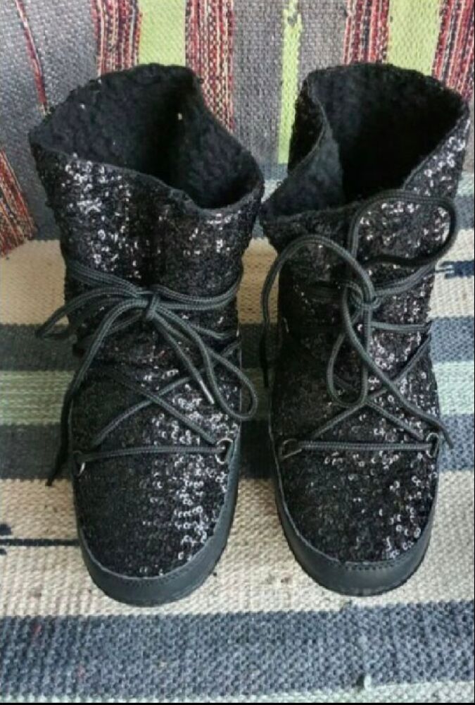 Boots sequins