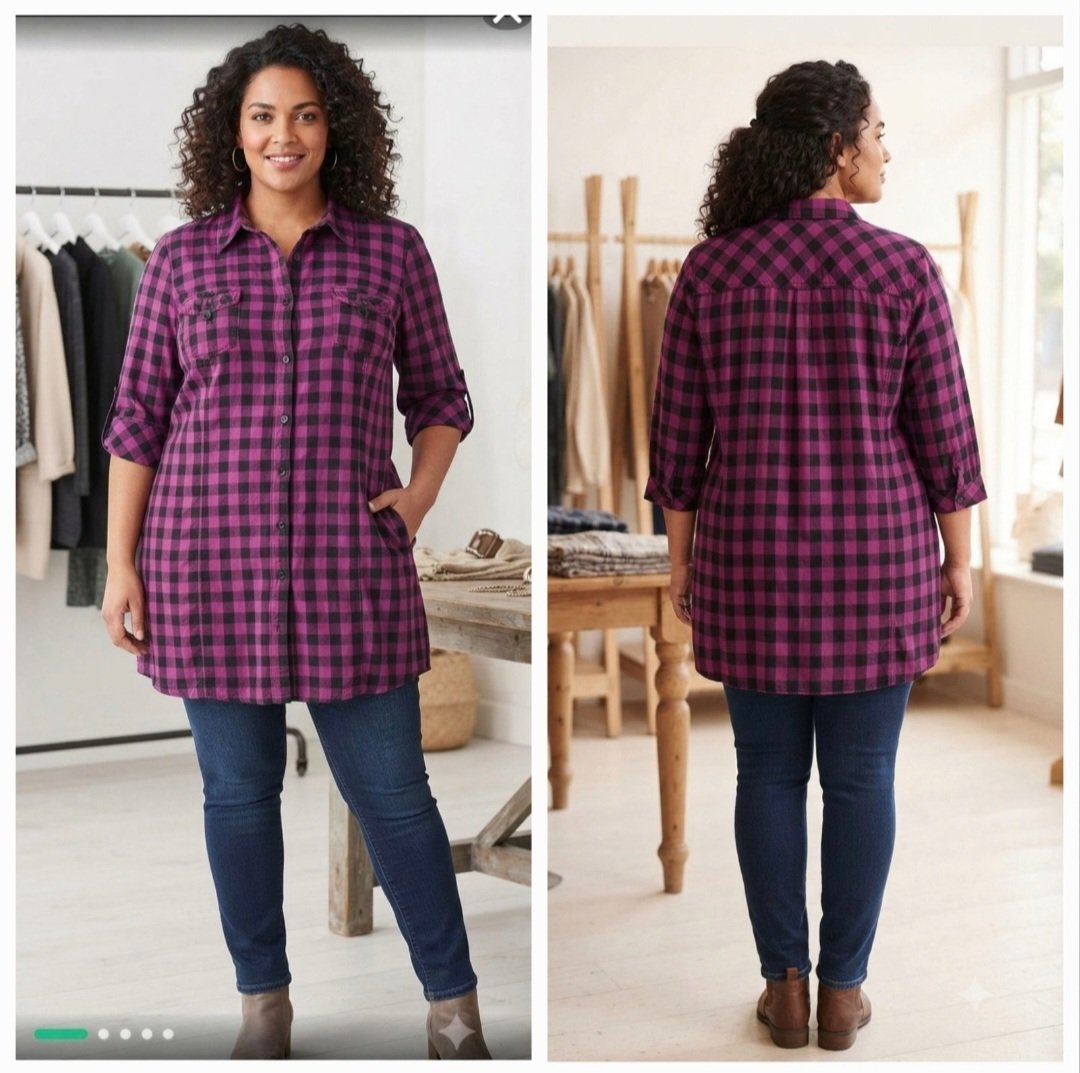 Chemise à carreaux 