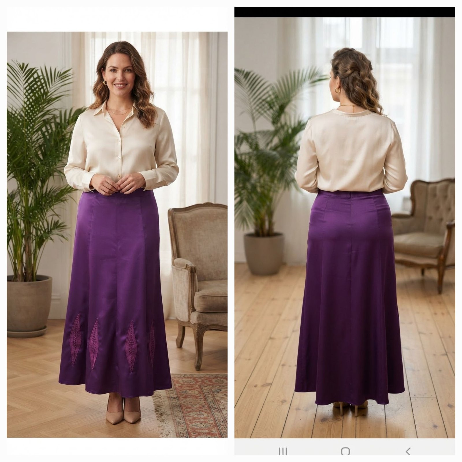 Jupe violette