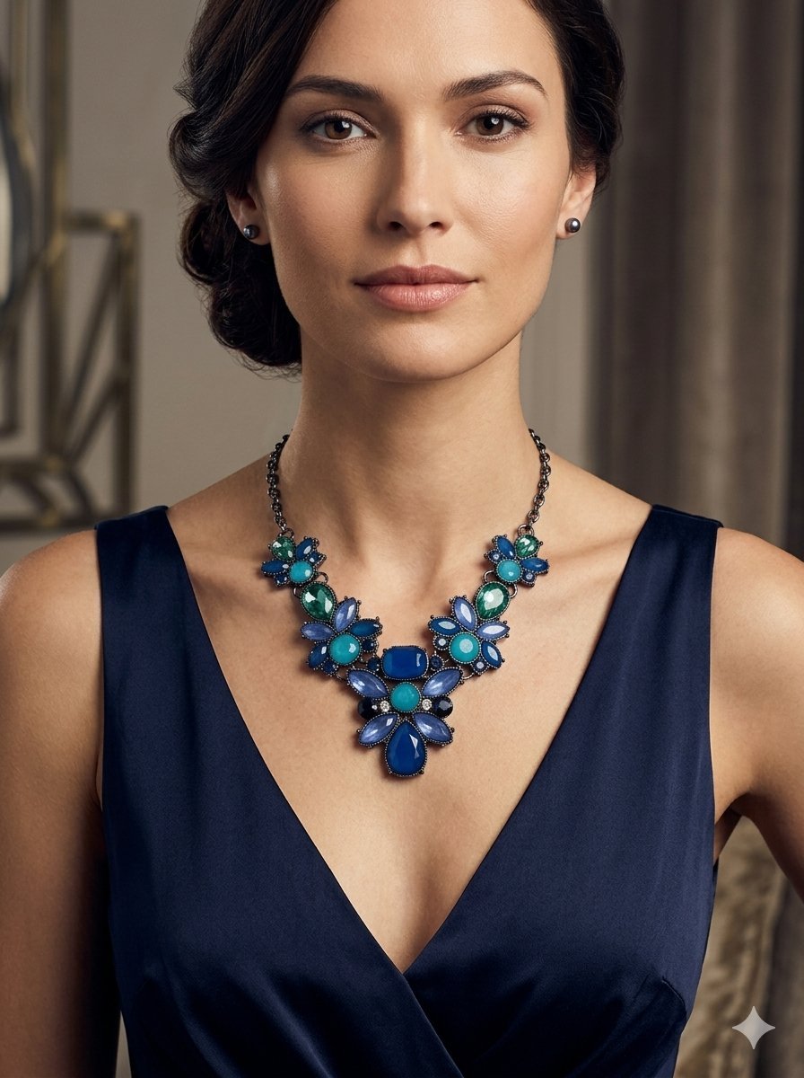 Collier à cristaux 