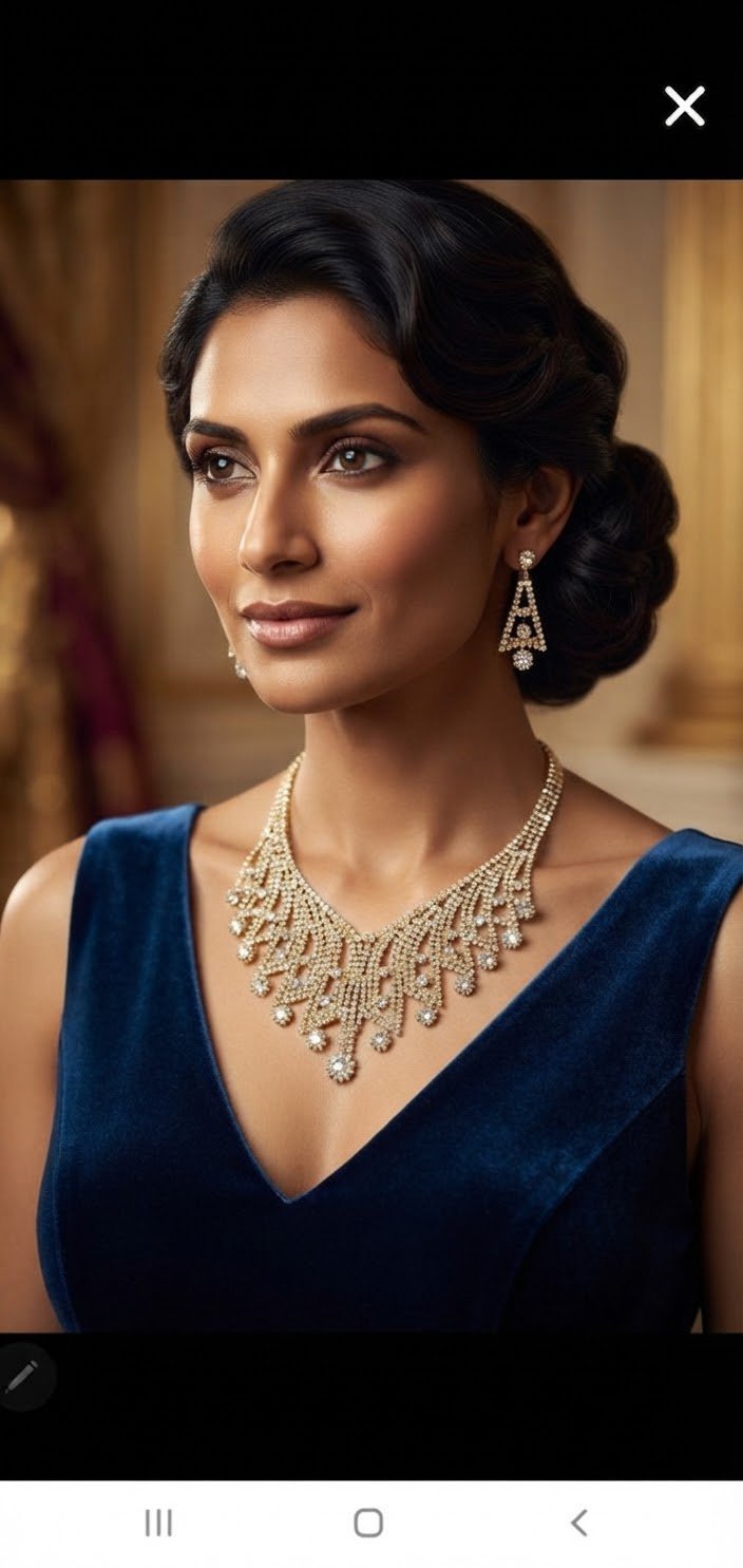 Parure strass
