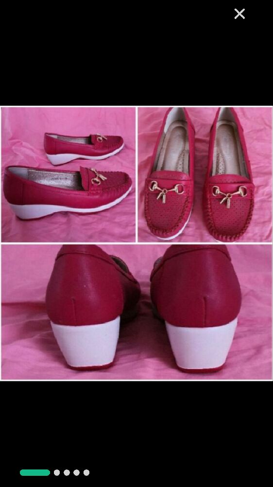 Mocassins rouges