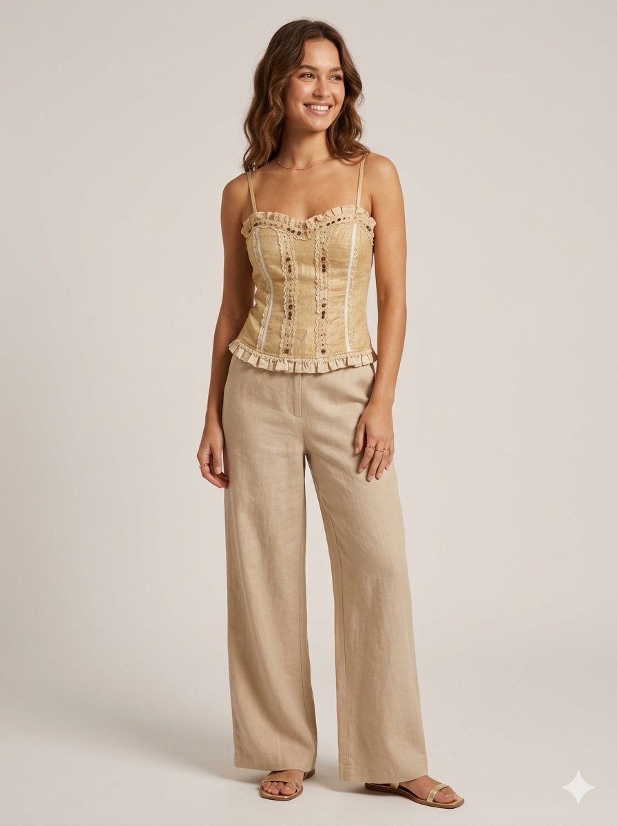 Bustier brodé 