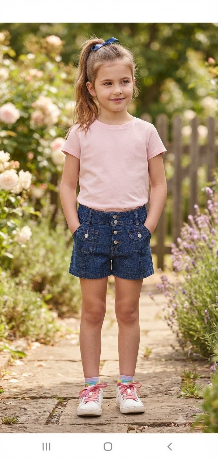 Short fillette 
