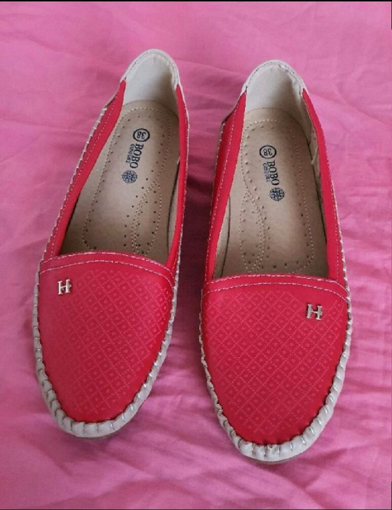 Mocassins rouges