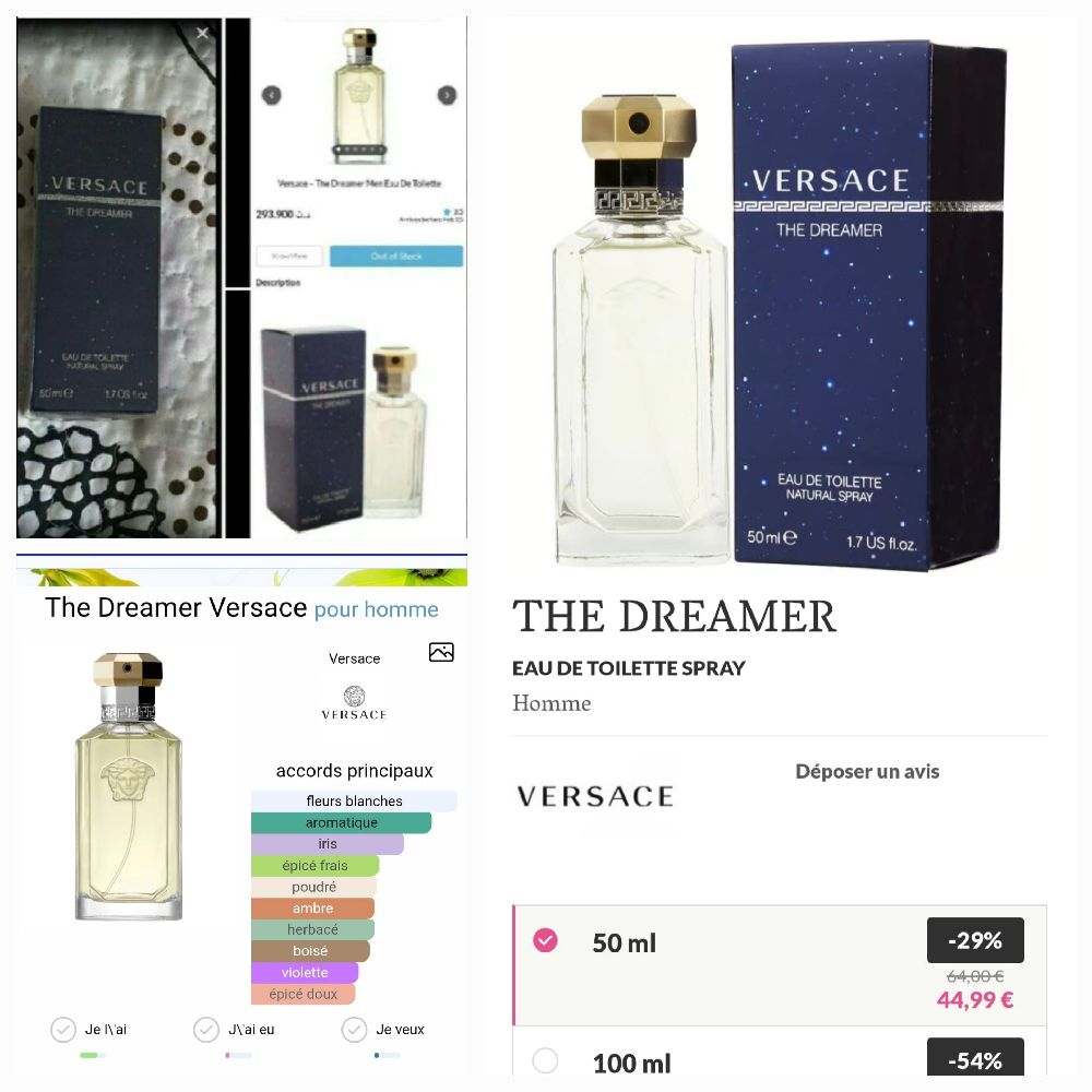 The dreamer de versace 