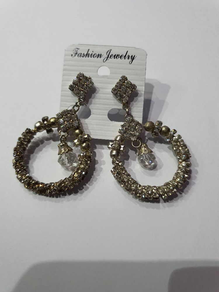 Boucles d'oreilles strass