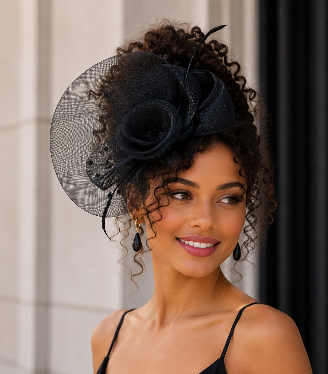 Chapeau cérémonie noir