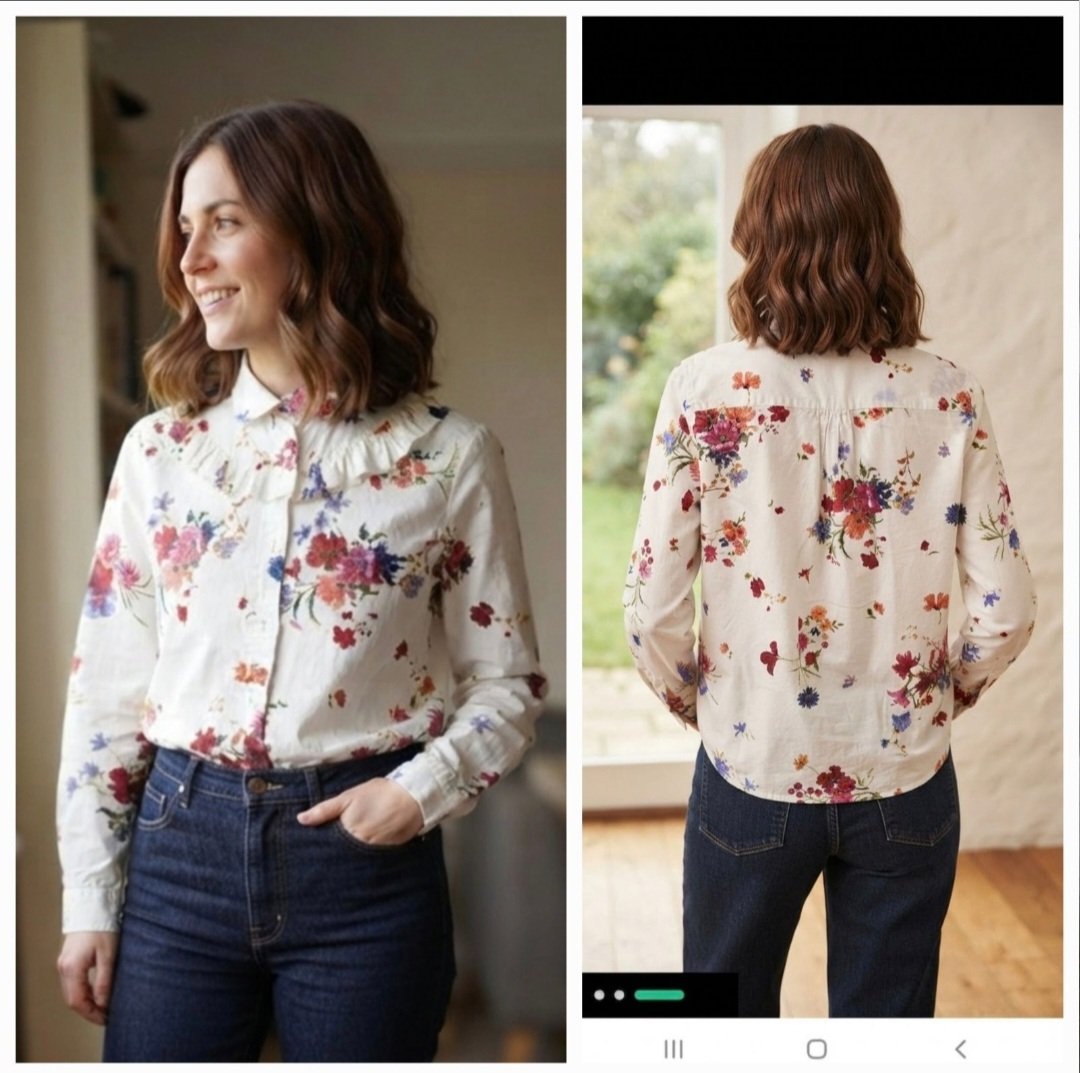 Chemise fleurie