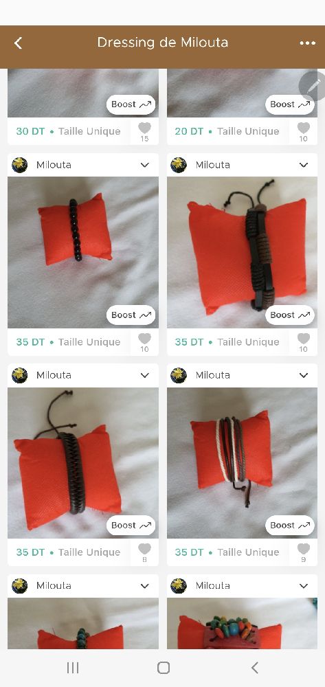 bracelets mixtes