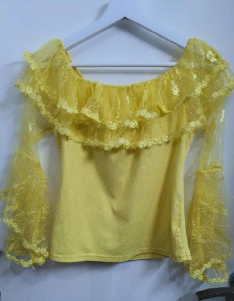 chemise jaune