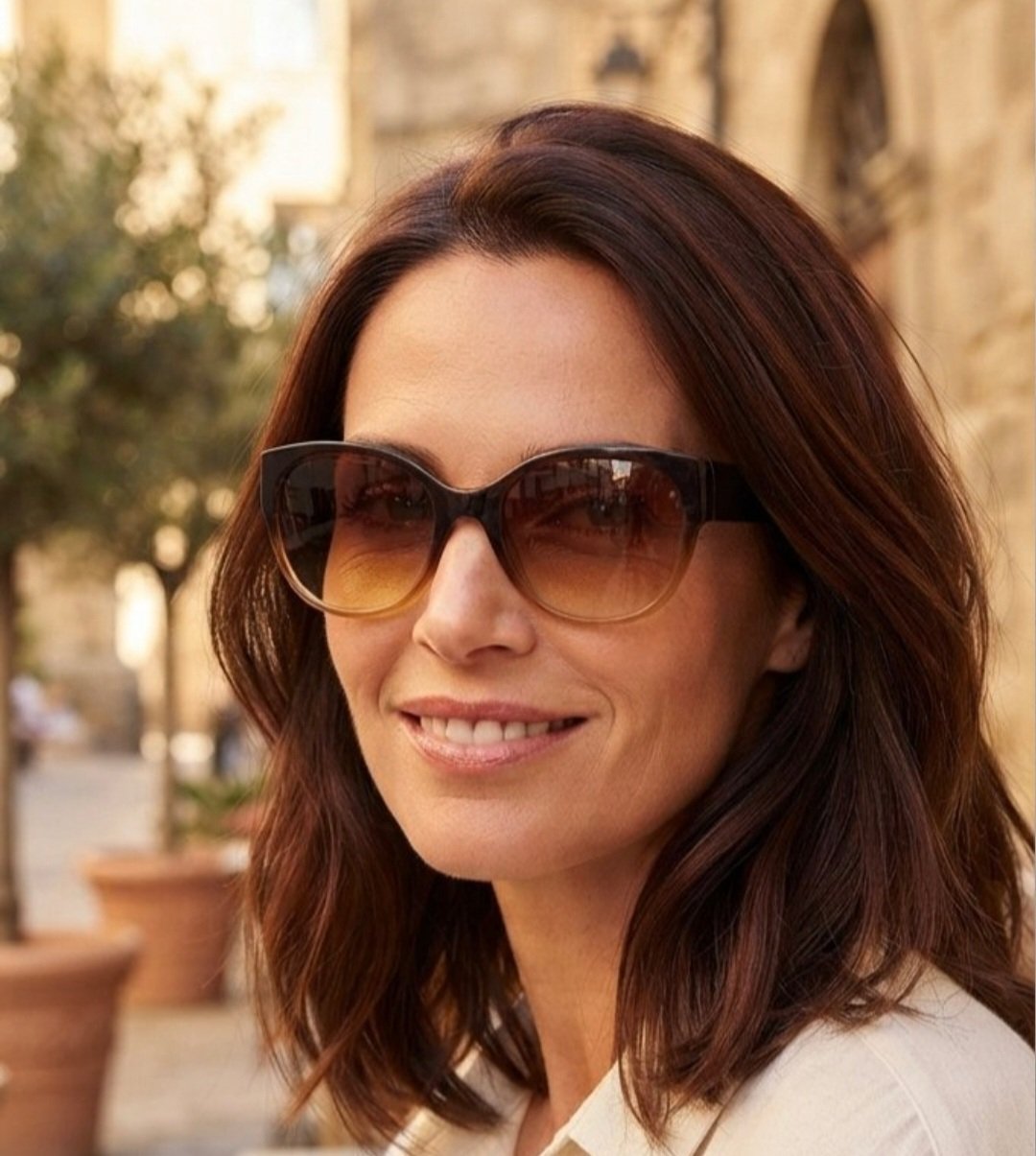 Lunettes marrons