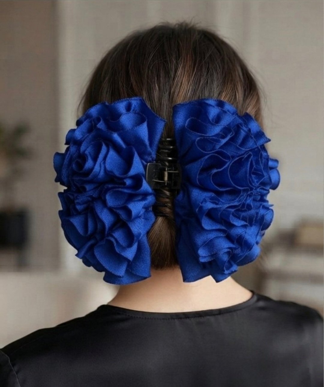 Pince cheveux bleue 
