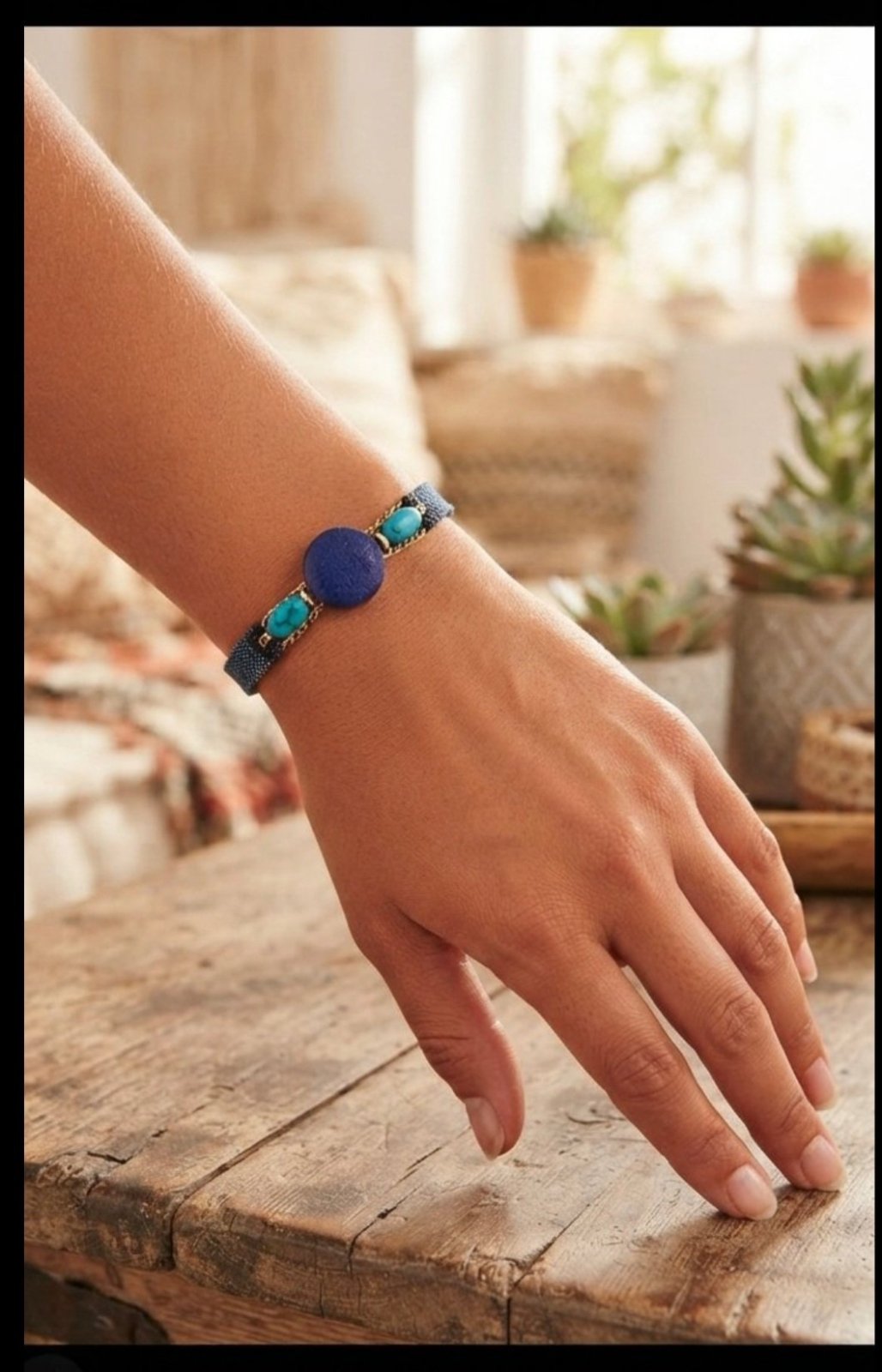 Bracelet bleu 