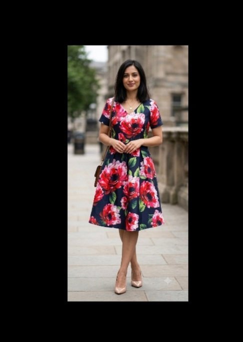 Robe en fleurs 