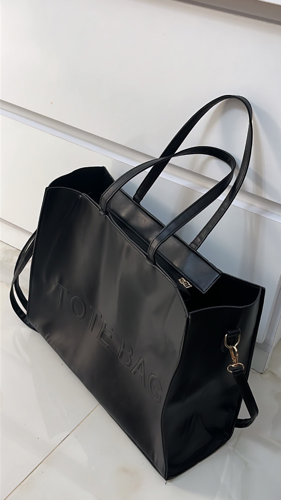 Grand sac tote bag noir 🇫🇷