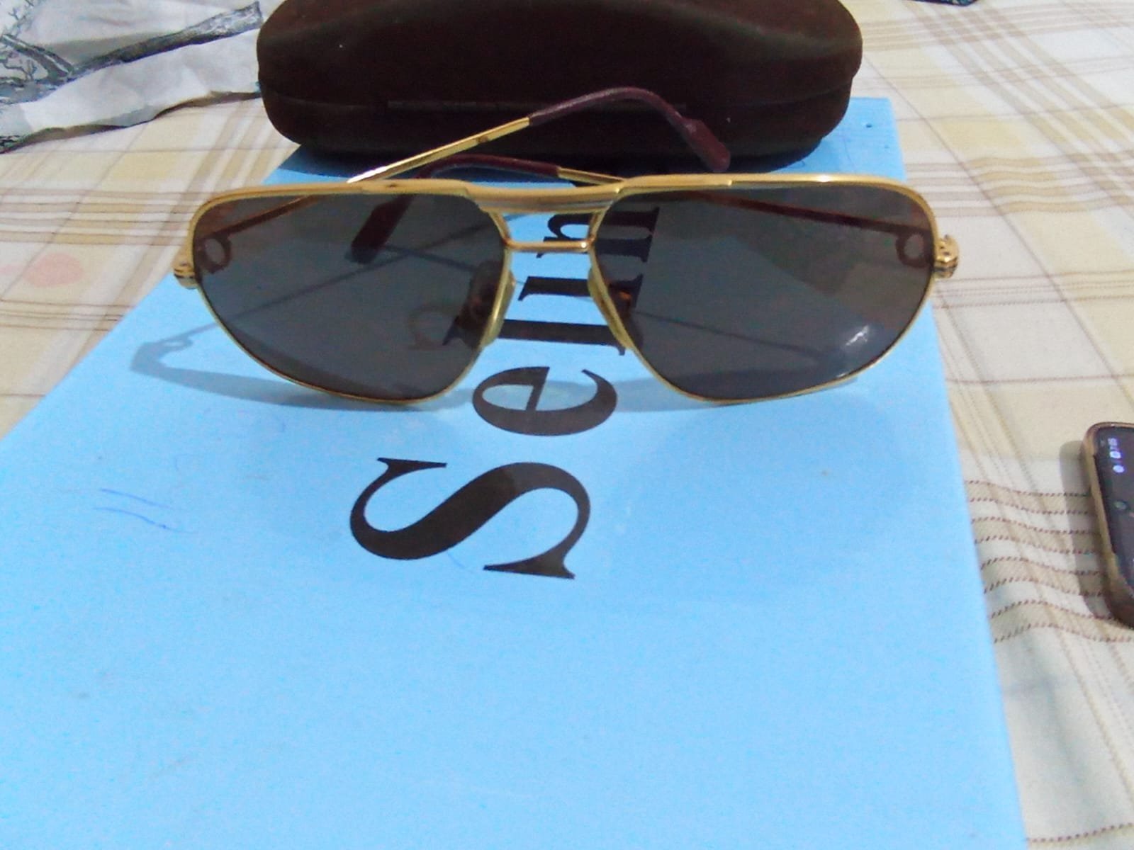 Lunette cartier made in paris man9oucha bi 4ahab