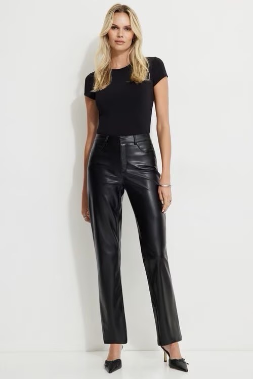 Pantalon en simili cuir