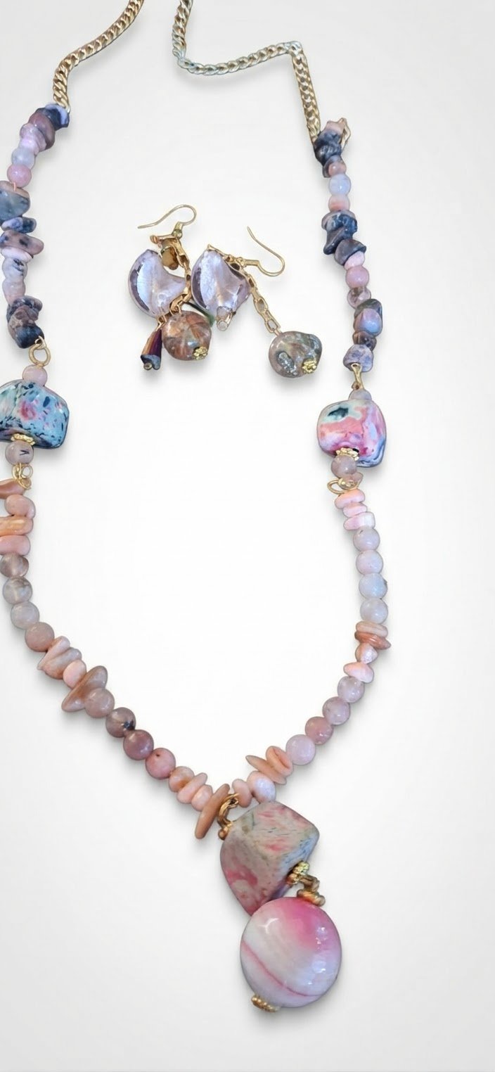 Parure en vrais pierres
